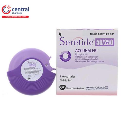 seretide accuhaler 50 250mcg 1 U8520