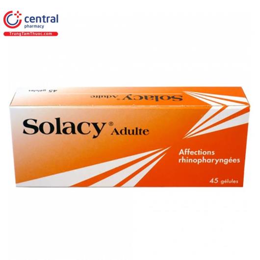 [CHÍNH HÃNG] Thuốc Solacy Adulte (Hộp 45 viên) điều trị bệnh mũi- hầu