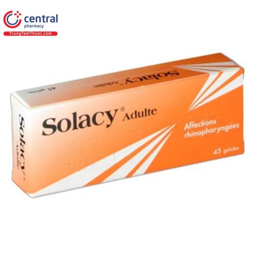 [CHÍNH HÃNG] Thuốc Solacy Adulte (Hộp 45 viên) điều trị bệnh mũi- hầu