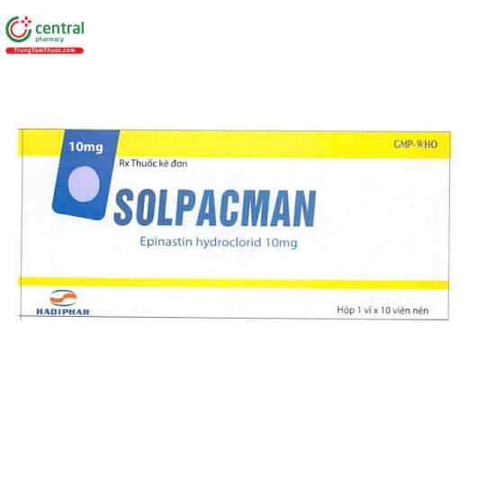 solpacman 10mg 8 B0834