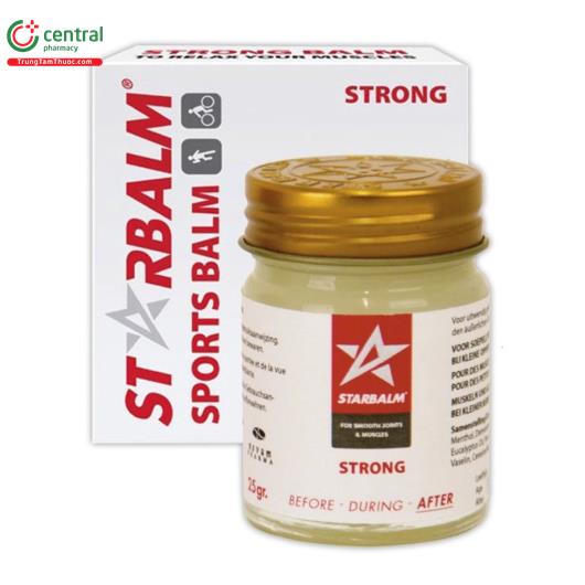 starbalm sports balm strong trang 25g 1 C1357