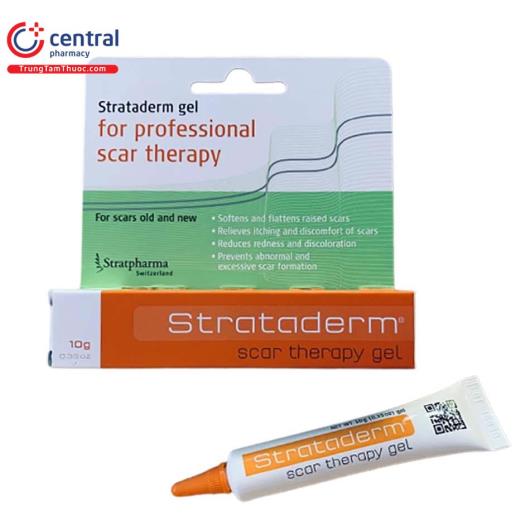 Thuốc trị sẹo Strataderm 10g: công dụng, cách dùng và giá bán