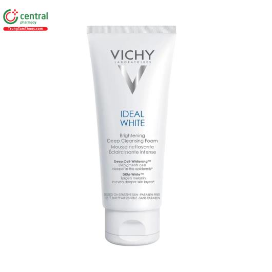 sua rua mat vichy ideal white brightening deep cleansing foam 100ml 1 E1888