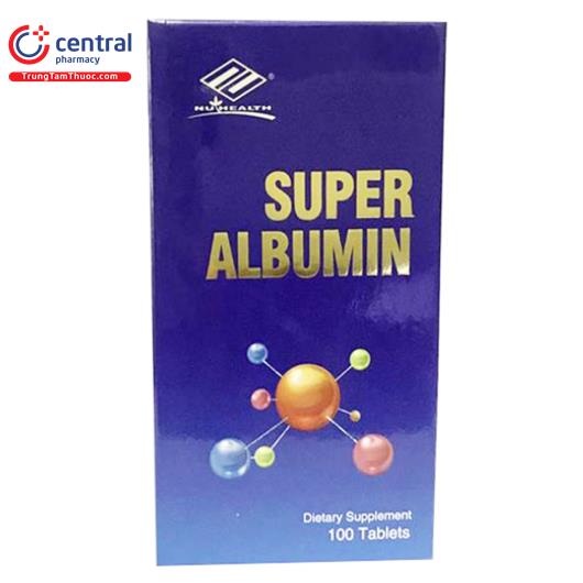 Super Albumin 500 Mg Tablets – 3 Packs Of 100 Tablets Each For Blood Health Support