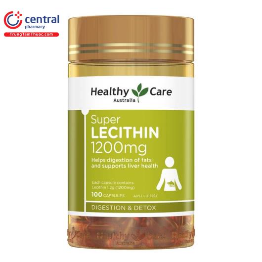 super lecithin 1200mg healthy care 1 V8651