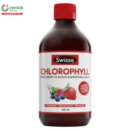 swisse chlorophyll mixed berry flavour superfood liquid 121 H2833