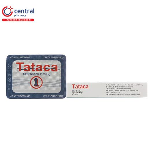 [CHÍNH HÃNG] Thuốc Tataca - Thuốc tẩy giun với một liều duy nhất