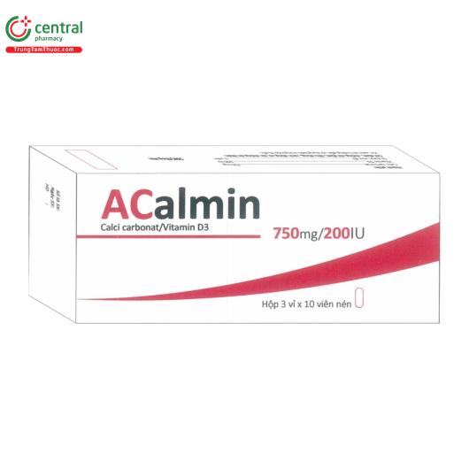 thuoc acalmin 750mg 200iu H3561