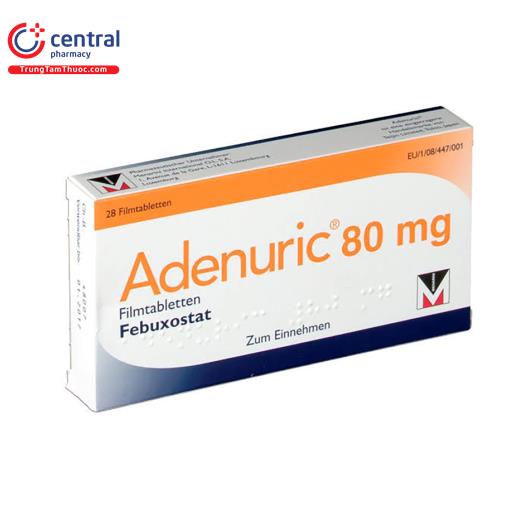 [CHÍNH HÃNG] Thuốc Adenuric 80mg điều trị gout hiệu quả