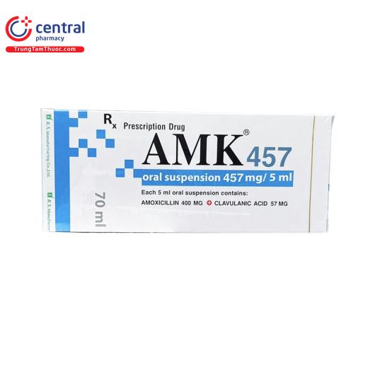 [CHÍNH HÃNG] Thuốc kháng sinh AMK 457 điều trị viêm đường hô hấp
