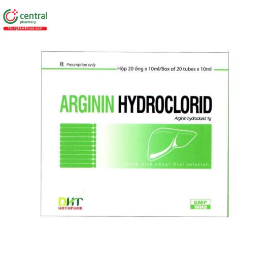 thuoc arginin hydroclorid 1g 10ml hataphar 2 F2553