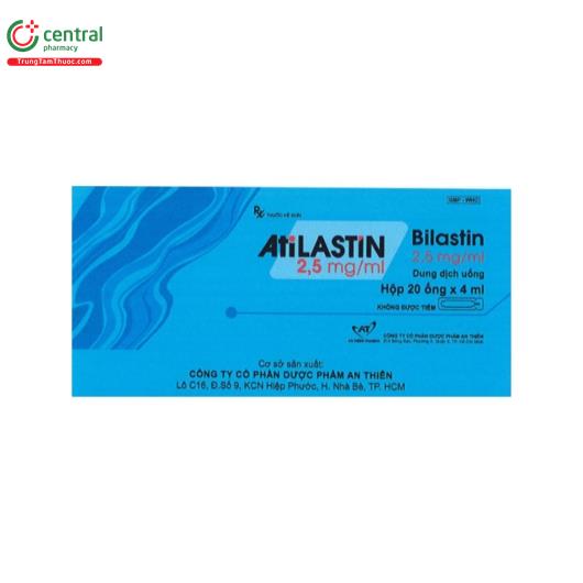 Thuốc Atilastin 2,5 mg/ml - Liệu pháp trị triệu chứng viêm mũi dị ứng