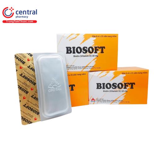 [CHÍNH HÃNG] Thuốc Biosoft 10mg điều trị cơ thể thiếu hụt Biotin