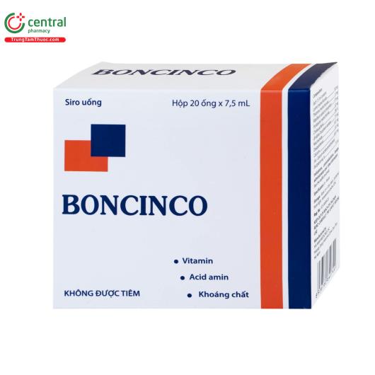 Thuốc Boncinco bổ sung vitamin, các acid amin thiết yếu cho cơ thể