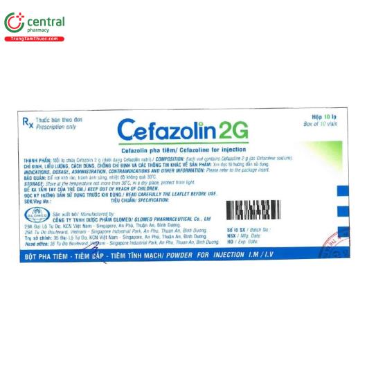 thuoc cefazolin 2g glomed 1 P6778