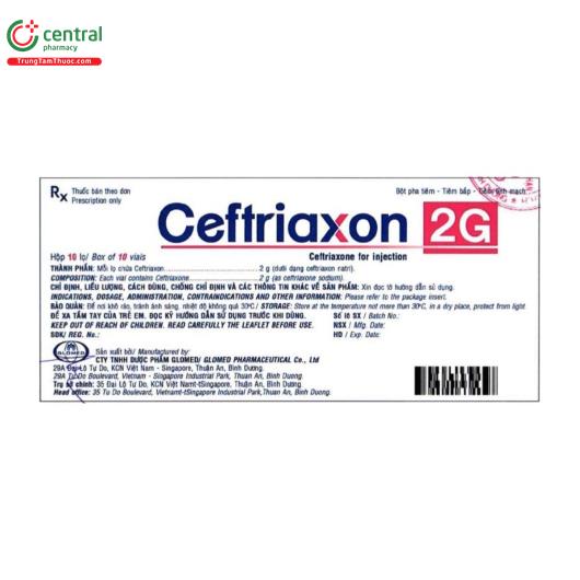 thuoc ceftriaxon 2g glomed 1 I3087