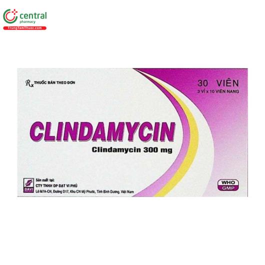 thuoc clindamycin 300mg davipharm 1 B0333