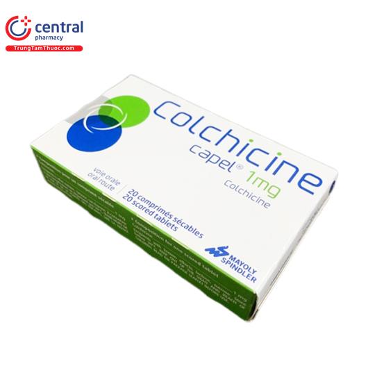 [CHÍNH HÃNG] Thuốc Colchicine Capel 1mg điều trị cơn gút cấp hiệu quả