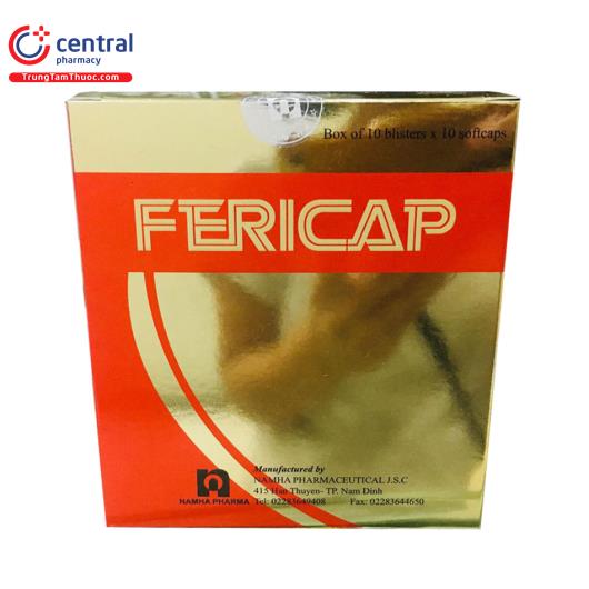 [CHÍNH HÃNG] Thuốc Fericap - Giải pháp cho người thiếu máu