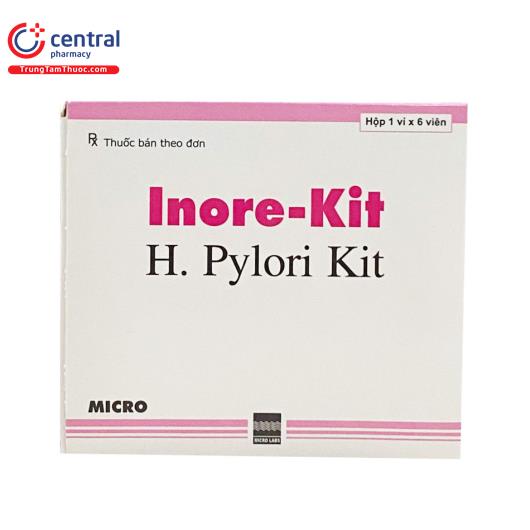 [CHÍNH HÃNG] Thuốc Inore-Kit tiêu diệt vi khuẩn H.pylori