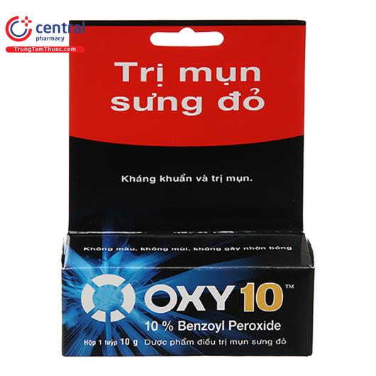 Thuốc Oxy 10 (Benzoyl Peroxide) - giải pháp điều trị mụn hiệu quả
