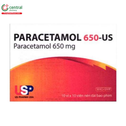 thuoc paracetamol 650 us 1 Q6041