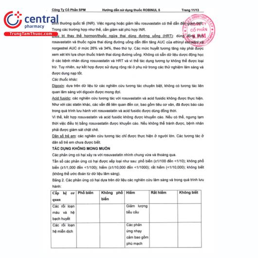  ch nh h ng thu c robinul 5 h cholesterol m u hi u qu 