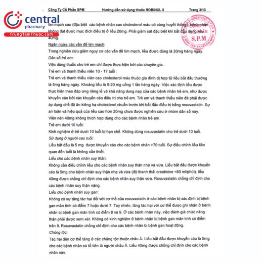  ch nh h ng thu c robinul 5 h cholesterol m u hi u qu 