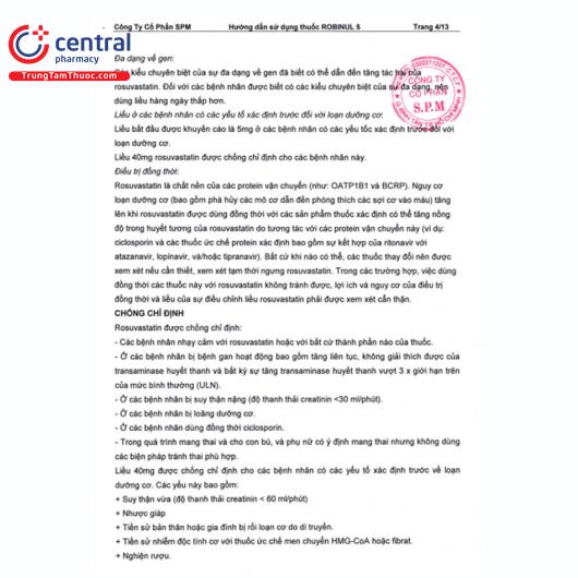 ch nh h ng thu c robinul 5 h cholesterol m u hi u qu 