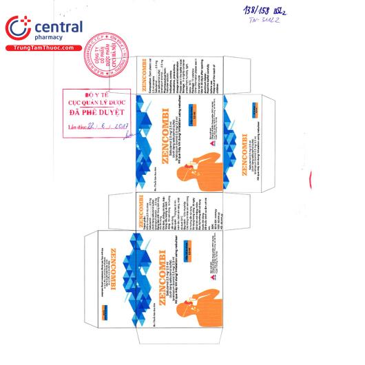 [CHÍNH HÃNG] Thuốc Zencombi dự phòng và điều trị co thắt phế quản