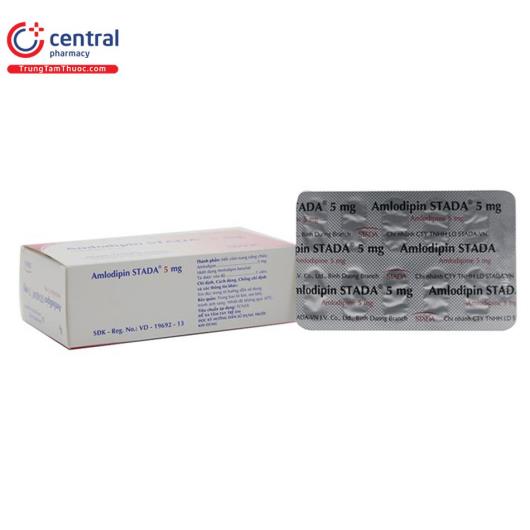 Thuốc Amlodipin Stada 5 Mg Công Dụng Liều Dùng Và Giá Bán