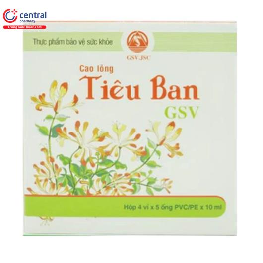 Tiêu ban GSV ống 10ml