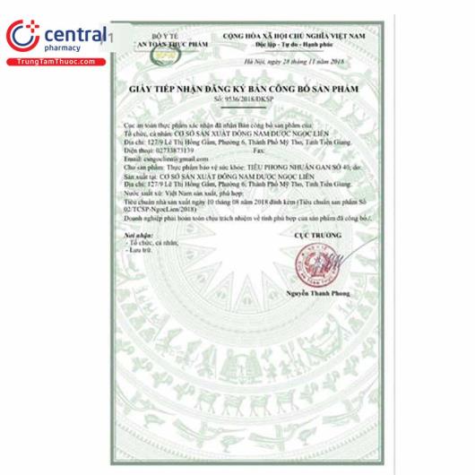 tieu phong nhuan gan so 40 10 S7177