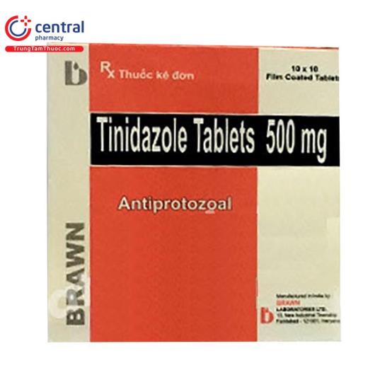 tinidazole tablets 500mg brawn 1 H3874