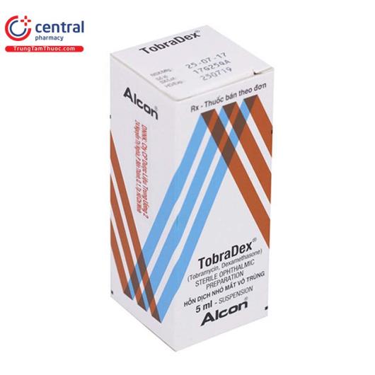 [CHÍNH HÃNG] Thuốc nhỏ mắt Tobradex 5ml Liều dùng, lưu ý sử dụng