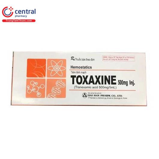 toxaxine 500mg inj 1 V8825