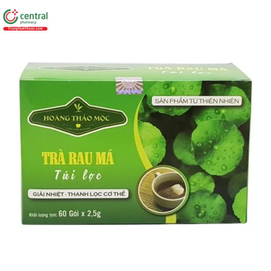 Trà Rau Má túi lọc Hoàng Thảo Mộc hỗ trợ thanh nhiệt và lợi tiểu