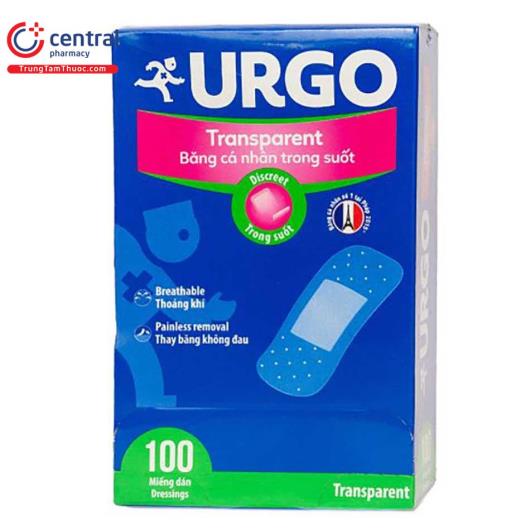 [CHÍNH HÃNG] Băng cá nhân trong suốt Urgo Transparent tiện lợi