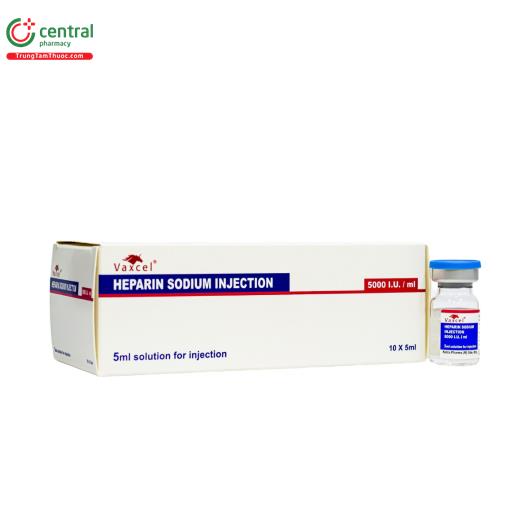 vaxcel heparin sodium injection 5000iu ml 1 S7116