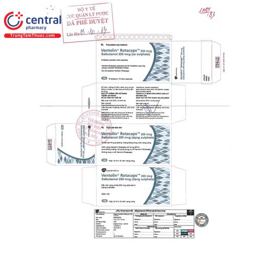 ventolin rotacaps 200mcg 2 F2623