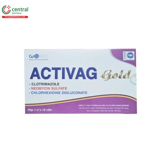 Viên đặt âm đạo Activag Gold