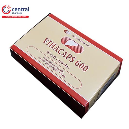 [CHÍNH HÃNG] Thuốc Vihacaps 600mg điều trị và phục hồi chức năng gan