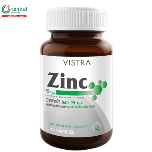 vistra zinc 15mg 4 V8740