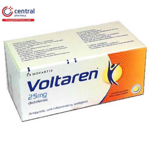 [chÍnh HÃng] Thuốc Voltaren 25mg điều Trị Thoái Hóa Khớp Và Bệnh Gút