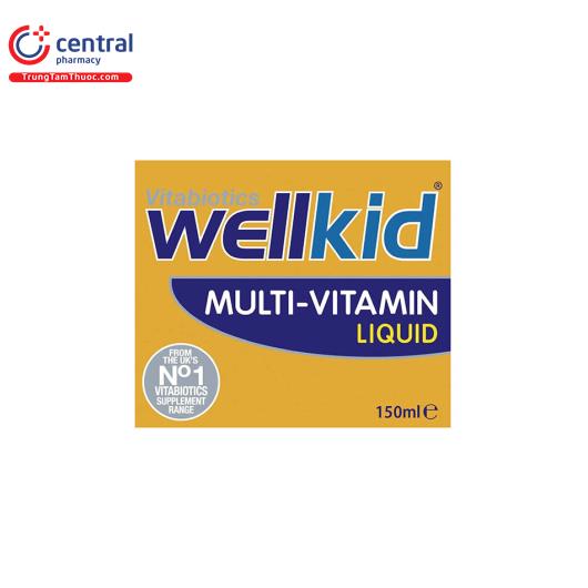 Wellkid MultiVitamin Liquid bổ sung dưỡng chất cho trẻ từ 412 tuổi