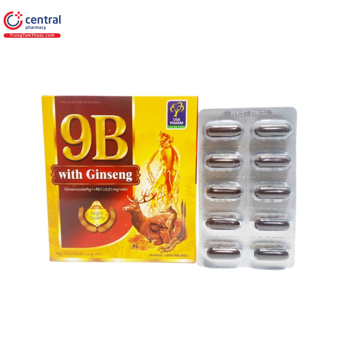 Vitamin 9b With Ginseng Bồi Bổ Sức Khỏe Tăng Cường đề Kháng