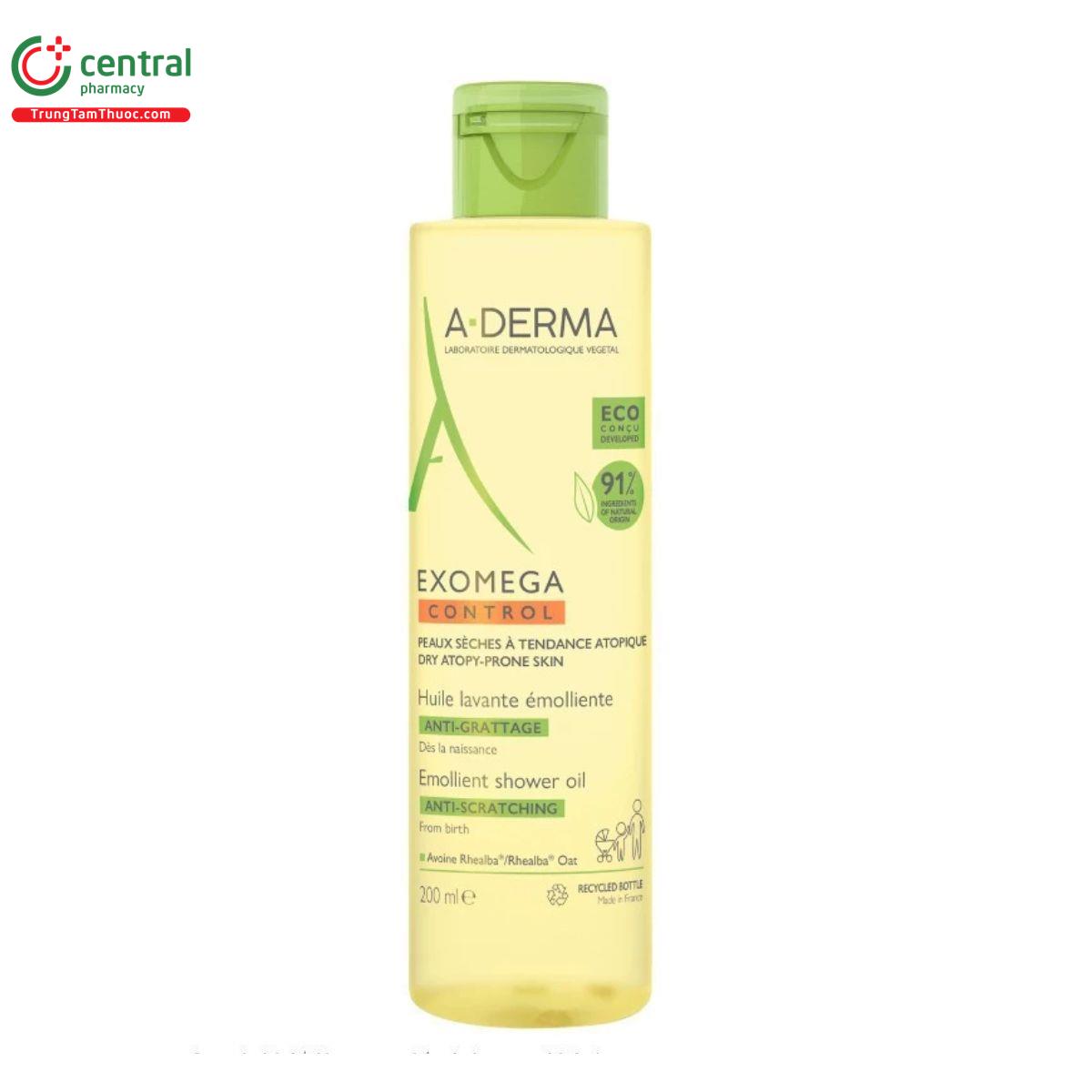 a derma exomega control emollient shower oil 2 D1123