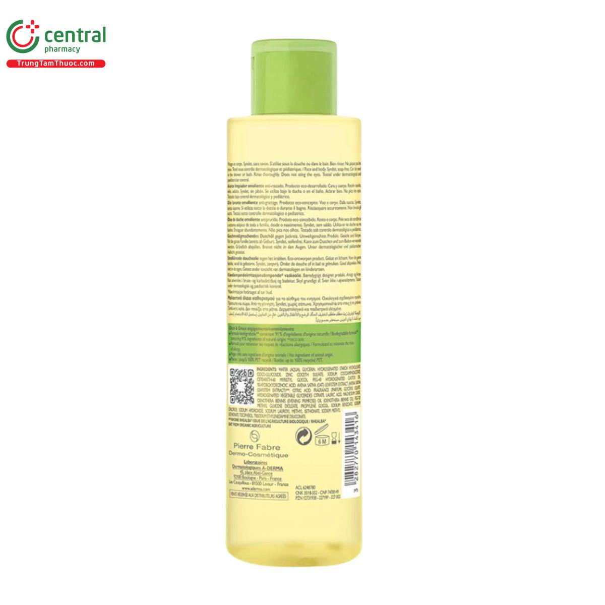 a derma exomega control emollient shower oil 3 P7486