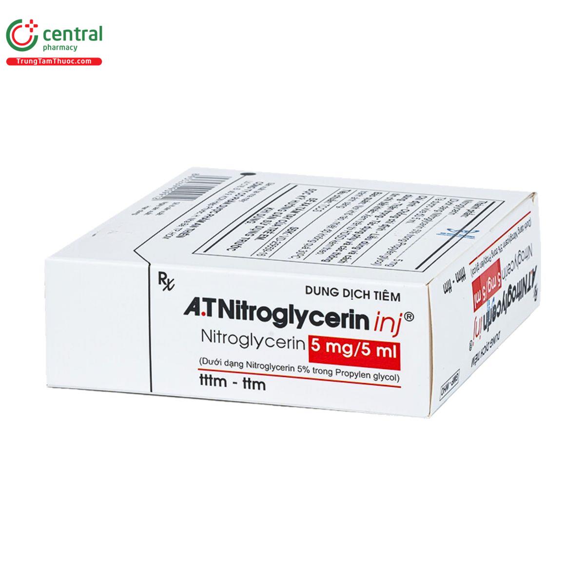 a t nitroglycerin inj 5mg 5ml 4 U8383