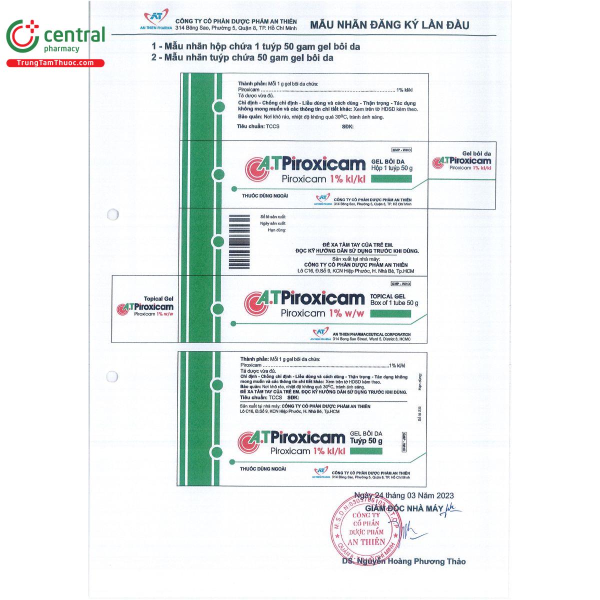 a t piroxicam 4 T8488